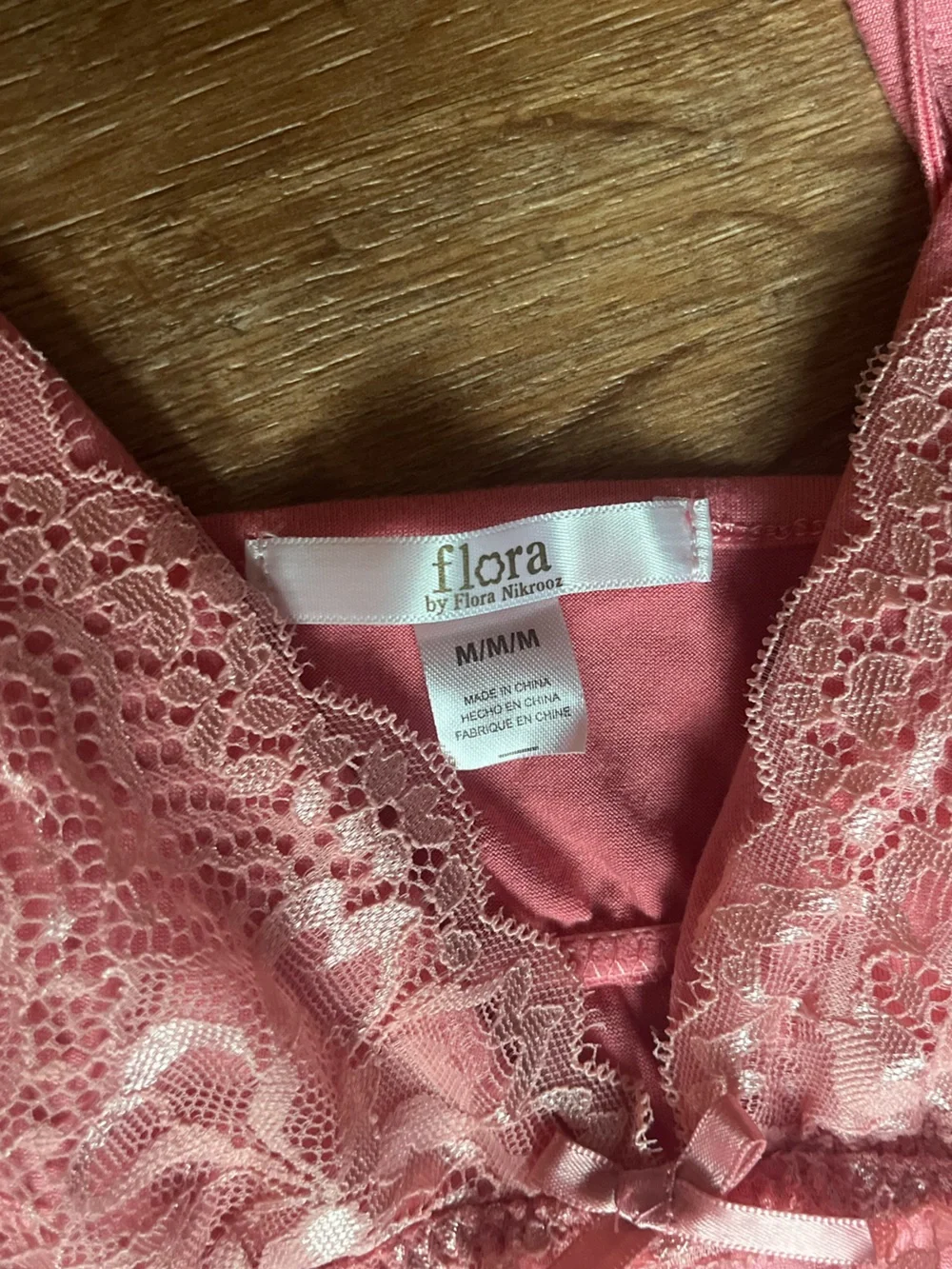 Flora Nikrooz Pink Lace-Trim Camisole & Shorts Sleep Set
